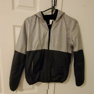 Forever 21 Activewear Hooded Zip Front Jacket